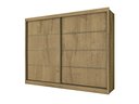 Ver imagem 1 de Guarda Roupa Casal 2 Portas 6 Gavetas Sevilha Amendoa - Made Marcs
