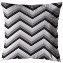 Ver imagem 3 de Kit 5 Almofadas Cheias 40cm X 40cm Decorativas Estampadas Digital Sala Sofá Quarto Geo Preto