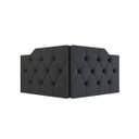 Ver imagem 1 de Cabeceira Capela Cama de Casal 1.40 - Gt Magazine:preto