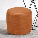 Ver imagem 4 de Puff Redondo 50cm Sala de Estar Living Coliseu W01 Couríssimo Canela - Lyam Decor