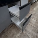 Ver imagem 4 de Gabinete de Cozinha 2 Gaveta 3 Portas 100% MDF Balcão 174cm:Cinza