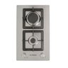 Fogao Cooktop 2q Domino Quadratto 30cm Gas Inox Dg-2q-30-xq-3zea Elettromec## - 1