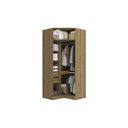 Ver imagem 4 de Guarda Roupa Closet Modulado Componível de Canto oblíquo Modulado Adapt N531 Kappesberg