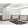 Quarto Infantil Completo Julia Cinza - 1