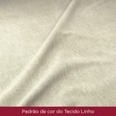Ver mais imagens de Conjunto Jantar Tampo Mdf Canto Reto Com Vidro 200 Cm 08 Cadeiras Liane Henn Nature Off White Linho