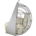 Ver imagem 3 de Balanço Ninho Suspenso Mármore e Courino Náutico Bege