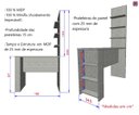 Ver imagem 3 de Bancada Gourmet Pérola Concreto 1,50M com Painel - Linha Suprema Luciane