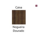 Ver imagem 5 de Bancada Gourmet Jade Nogueira Dourado 1,50M com Painel - Linha Suprema Luciane