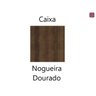 Bancada Gourmet Jade Nogueira Dourado 1,50M com Painel - Linha Suprema Luciane - 5
