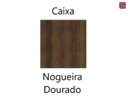 Ver imagem 5 de Bancada Gourmet Jade Nogueira Dourado 1,50M com Painel - Linha Suprema Luciane