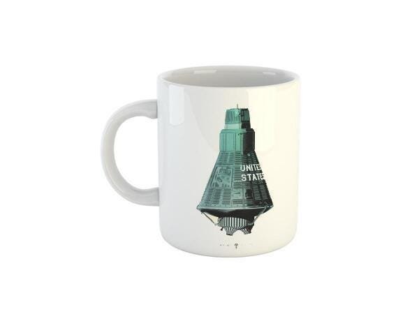 Caneca Astronomia Nave Vintage - 1