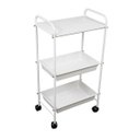 Ver imagem 1 de Mesa Carrinho Auxiliar 2 Bandejas + 1 Prateleira - Salus Brasil