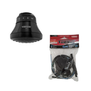 Ver imagem 2 de Chuveiro Elétrico Ducha Fame Preto Braço Cano 4t:220v/6800w