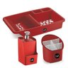 Super Kit Escorredor Louça + Organizador + Porta Detergente Vermelho - 1