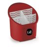 Super Kit Escorredor Louça + Organizador + Porta Detergente Vermelho - 3