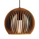 Ver imagem 2 de Luminária Ametista Pendente Decorativa em Madeira