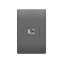 Ver imagem 1 de Tomada para Rede de Informática Fame Habitat Onix Rj45 Cat6 8 Vias com Placa 4x2