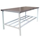 Ver imagem 1 de Bancada de Apoio Tampo Inox 1,90m X 0,90m BA 1900/900 - Metalcubas