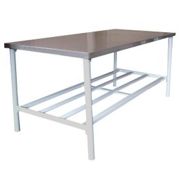 Bancada de Apoio Tampo Inox 1,40m X 0,90m BA 1400/900 - Metalcubas - 1