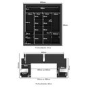 Ver mais imagens de Guarda-roupas Casal e Cabeceira com 2 Mesas de Cabeceira e Espelhos Multimóveis Mp4328