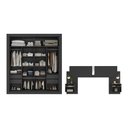 Ver imagem 5 de Guarda-roupas Casal e Cabeceira com 2 Mesas de Cabeceira e Espelhos Multimóveis Mp4328