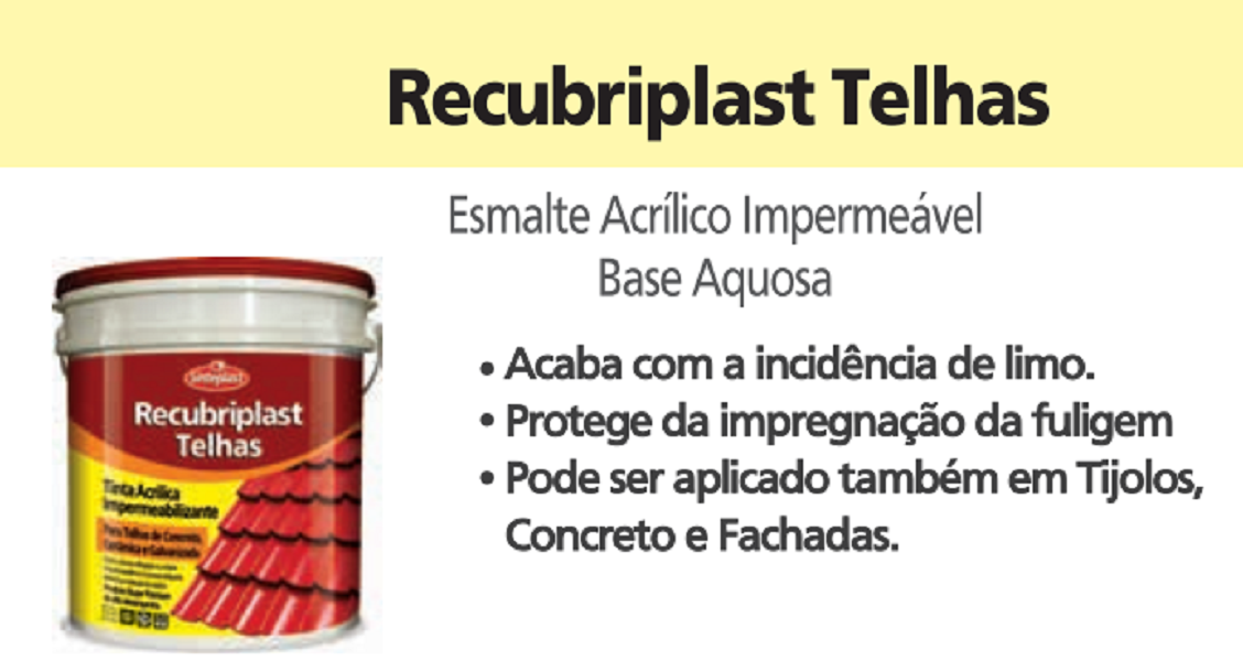 Tinta Acrílica Impermeabilizante Para Telhas 3,6 Lt: Branco - 3