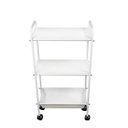 Ver imagem 2 de Mesa Carrinho Auxiliar 1 Bandeja + 2 Prateleiras - Salus Brasil