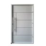 Kit Porta de Madeira Pivotante Lado Direito 210x102cm Branco Allo Esquadrias - 1