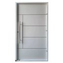 Ver imagem 1 de Kit Porta de Madeira Pivotante Lado Direito 210x102cm Branco Allo Esquadrias