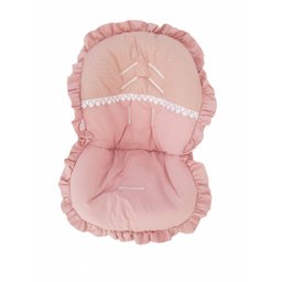 Capa para Bebê Conforto + Apoio de Corpo Redutor - Rosé - 2