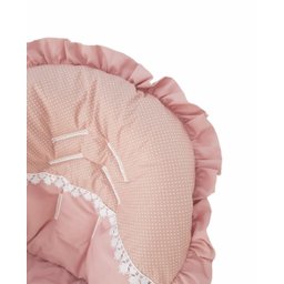 Capa para Bebê Conforto + Apoio de Corpo Redutor - Rosé - 3