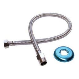 Engate Flexível 30cm Inox 1/2 Macho X Fêmea Fabrimar - 2 Engate Flexível 30cm Inox 1/2 Macho X Fêmea Fabrimar - 2