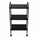 Ver imagem 2 de Mesa Carrinho Auxiliar com 3 Prateleiras - Linha Black para Barbearias - Bcmed
