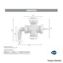 Ver imagem 2 de Conexão Adaptador Máquina Lava Louça/ Roupa 1 1/2 Blukit
