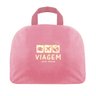 Mochila Viagem Dobravel Bolsa Sacola Mala Academia Passeio:Rosa - 3