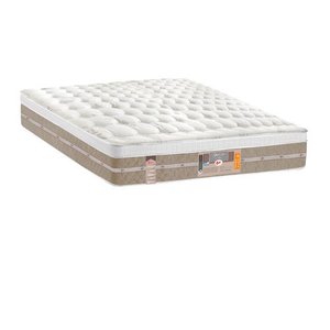 Colchão Casal Castor Molas Ensacadas Pocket Silver Star One Face 138x188x32