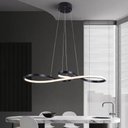 Ver imagem 5 de Lustre Pendente Moderno Led 52w Plus Preto Multicor Bivolt