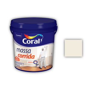 Massa Corrida 5,7kg Branco Coral