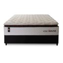 Ver mais imagens de Conjunto Cama Box Casal c/ Molas Ensacadas New York Preto 138x188x73