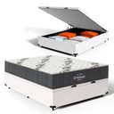 Ver imagem 1 de Cama Box Baú com Colchão de Espuma D33 Ortobom Airtech 100 Casal 138 Cm