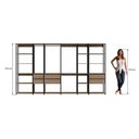 Ver imagem 4 de Kit Estante Closet com 6 Gavetas e 4 Cabideiros 3,20 M Cor:preto com Montana
