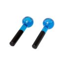 Ver imagem 3 de Esferas Grande de Vidro para Massagem Facial e Cromoterapia – Par - Bcmed-azul