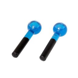 Esferas Grande De Vidro Para Massagem Facial E Cromoterapia – Par - BCMED-Azul - 3