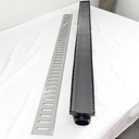 Ver imagem 3 de Ralo Linear Sequencial 8x100 Estreito Inox 304 Borda de Piscina com Tela Coletor Multi Saídas ( 8cm 
