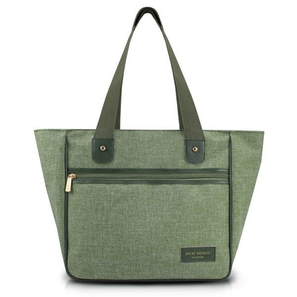 Bolsa Feminina Ombro Casual Alca Barata Faculdade Trabalho:Verde