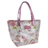 Bolsa Feminina Ombro Alca Transparente Vintage Pequena Saco:Rosa - 2