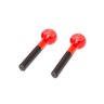 Esferas Grande De Vidro Para Massagem Facial E Cromoterapia – Par - BCMED-Vermelho - 2