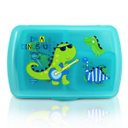 Ver imagem 1 de Kit 3 Organizador Infantil Criança Lapis Canetas Lapiseira:Azul