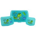 Ver imagem 2 de Kit 3 Organizador Infantil Criança Lapis Canetas Lapiseira:Azul
