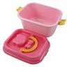 Organizador Brinquedo Infantil Maleta Criança Caixa Plastico:Rosa - 3